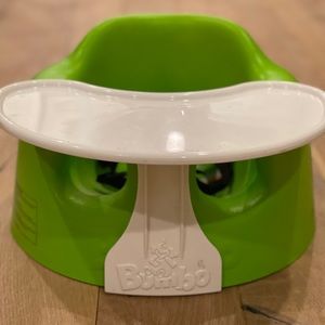 Bumbo infant seat with tray